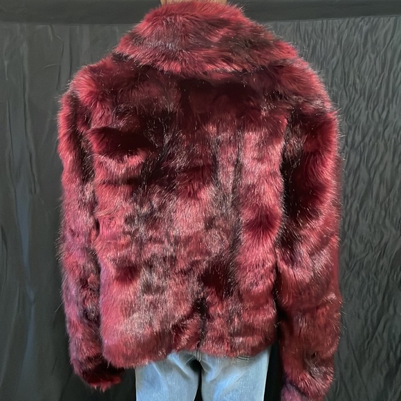 Michael Kors Frosted Faux-Fur Jacket - Picture 4 of 6